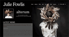 Desktop Screenshot of juliefowlis.com